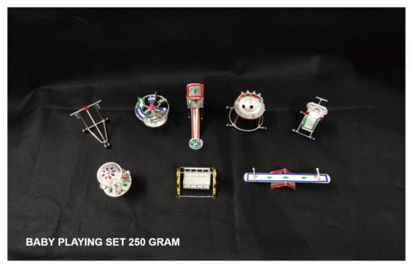 Miniature Pure Silver Baby Playing Set