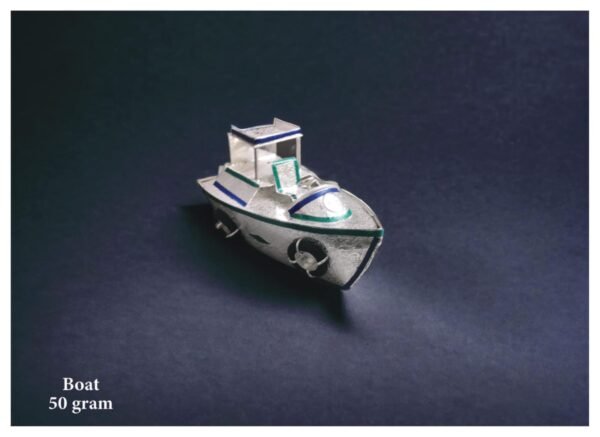 Miniature Pure Silver Boat