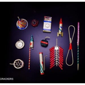 Miniature Pure Silver Cracker Set
