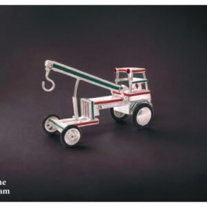 Miniature Pure Silver Crane
