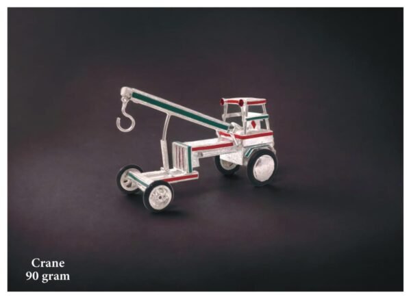 Miniature Pure Silver Crane