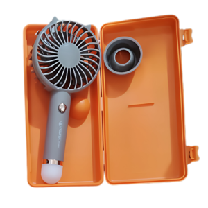 Portable fan with light - Grey