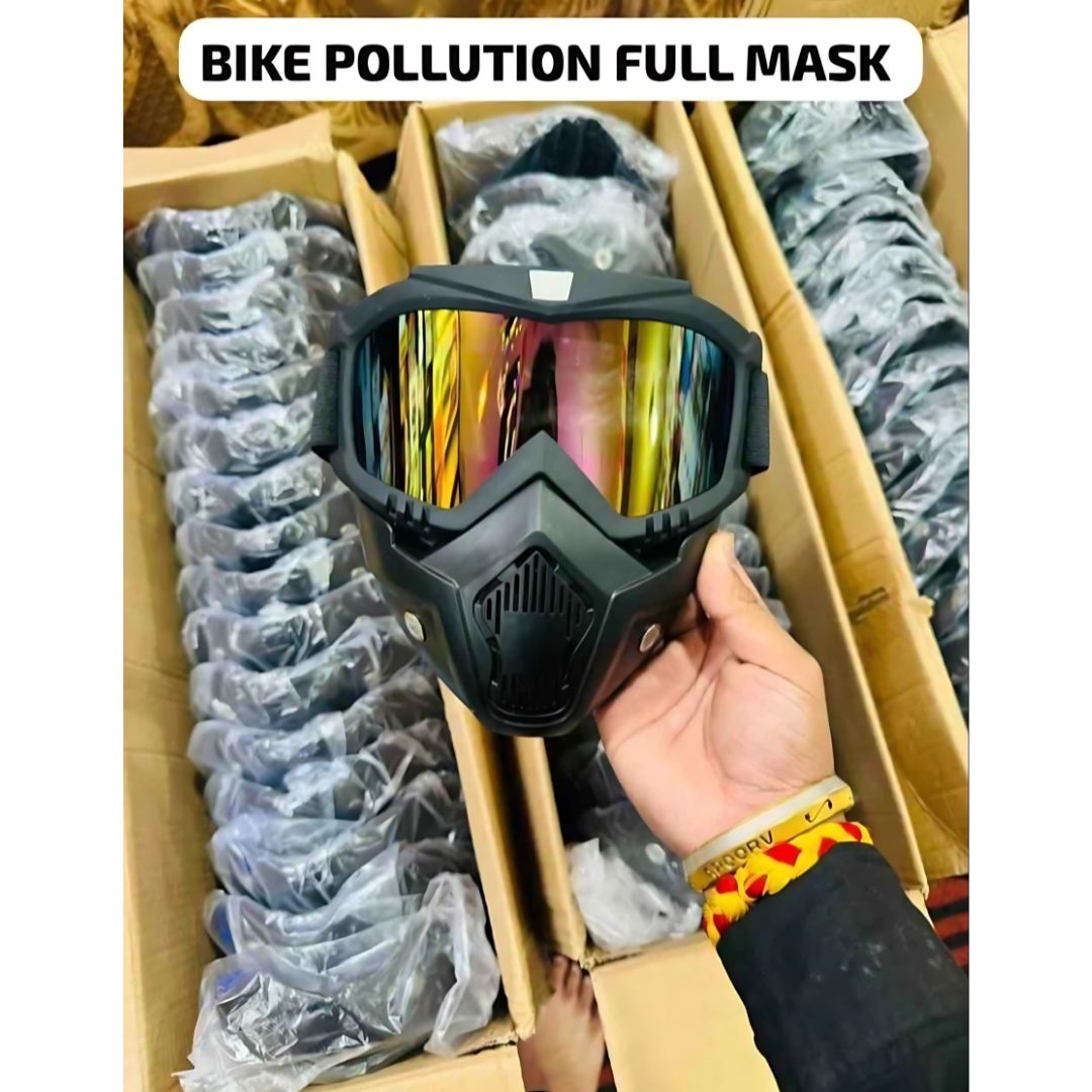 Bike Pollution Full Mask
