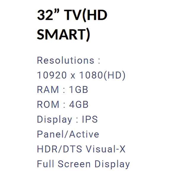 HAIWA SMART LED TV 32 INCHES 3