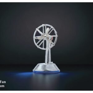 Miniature Pure Silver Fan