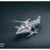 Miniature Pure Silver Helicopter