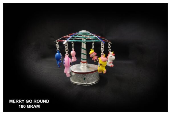 Miniature Pure Silver Merry Go round