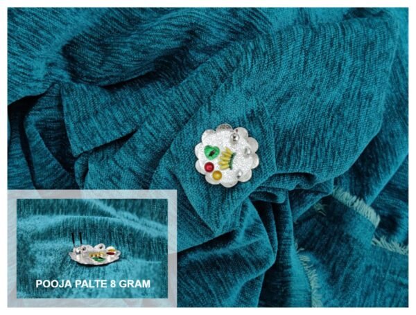 Miniature Pure Silver Pooja Plate