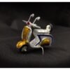 Miniature Pure Silver Scooter