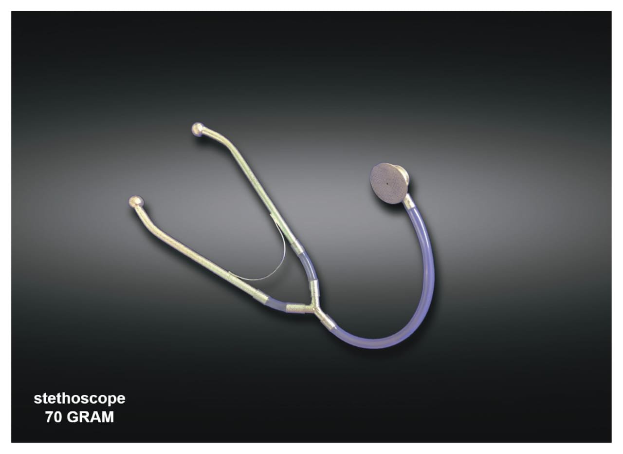 Miniature Pure Silver Stethescope