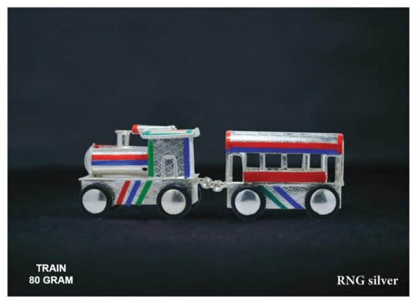 Miniature Pure Silver Train