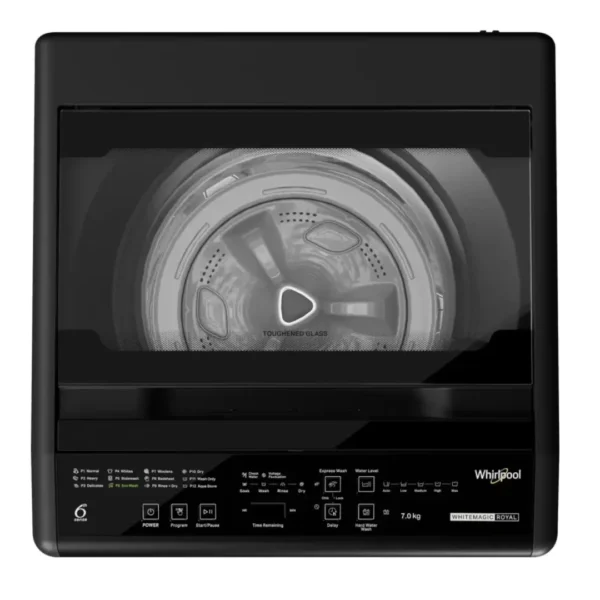 Whirlpool 7 kg with Hard Water Wash Fully Automatic Top Load Washing Machine Grey 1